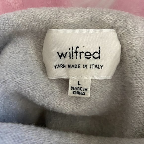 WILFRED Grey Wool Turtle Neck - Picture 4 of 7